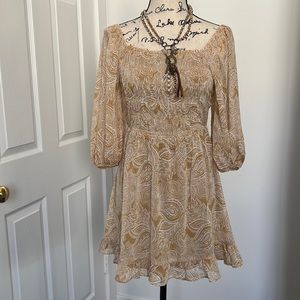 Sienna Sky Paisley Floral Mini Dress sz Med NWOT